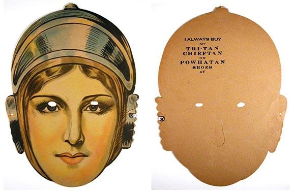 c.1933 Buck Rogers Wilma Deering Mask